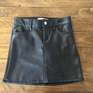 Leather skirt-Abercrombie Kids
